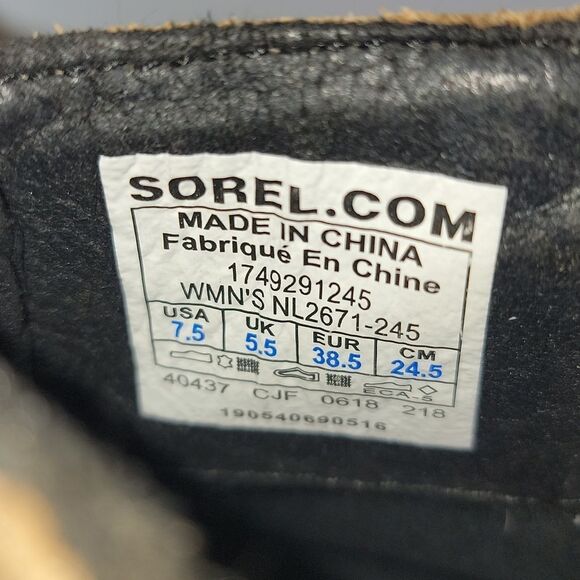 Sorel Emelie Chelsea Major Tan Women's Ankle Boots - Picture 8 of 16